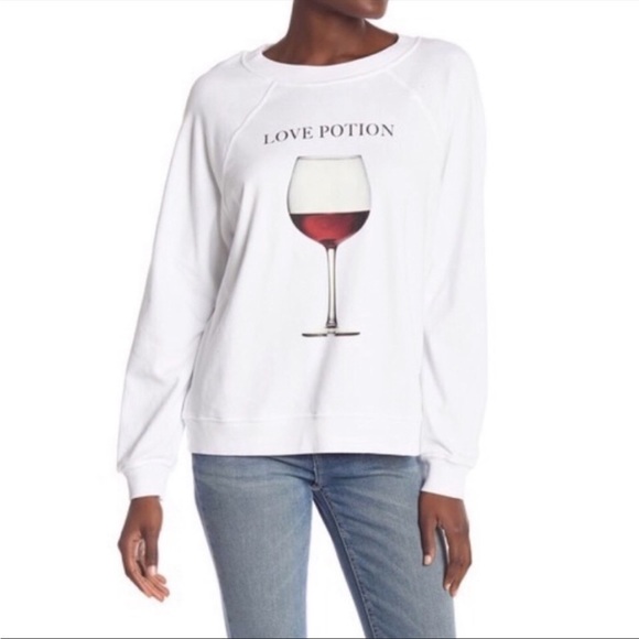Wildfox Tops - Wildfox Couture Love Potion Wine Sommers Sweater SMALL